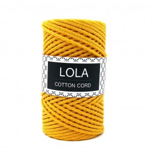 Lola zsinórfonal 3 mm sárga