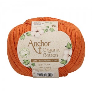 Anchor Organic Cotton 1003 rocky orange