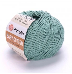 YarnArt Baby Cotton 440 smaragd tó