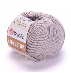YarnArt Baby Cotton 406 szürke